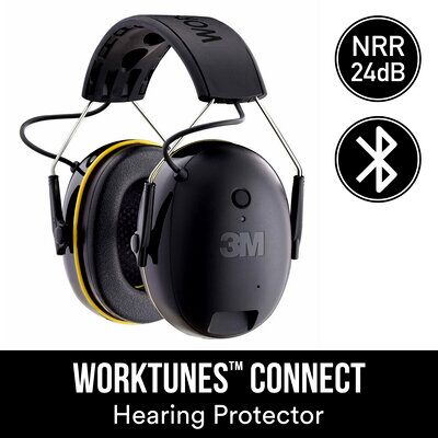 3M WorkTunes Connect Headset with Bluetooth 3M
