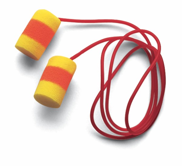 3M E-A-R Classic SuperFit 30 Earplugs 311-1126, Corded, Poly Bag, 2000 Pair/Case 3M
