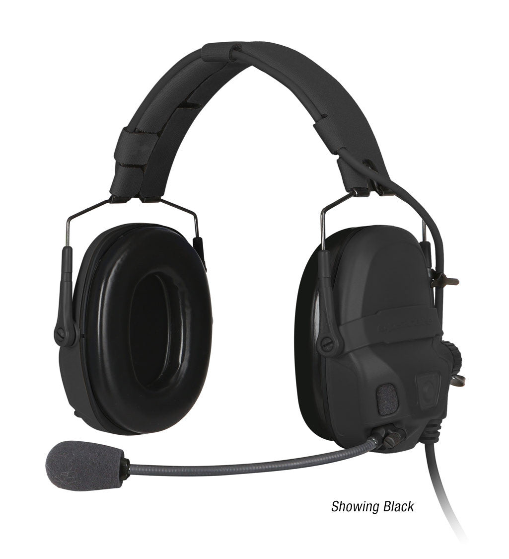 Ops-Core AMP Communication Headset - Fixed Downlead Standard | 22dB Hearing Protection OPS CORE