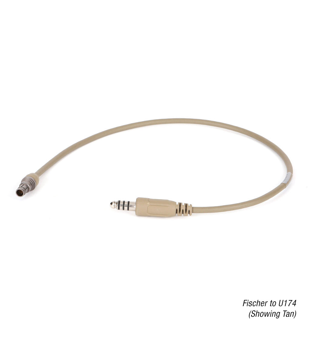 AMP Headset Connectorized Downlead Cable Mono Binaural U174 OPS CORE
