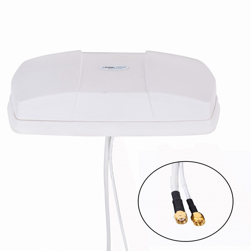 Pulse Larsen ARM21012DM Multiband Armadillo Direct Mount Antenna - White, 2 Port Larsen/Pulse Electronics