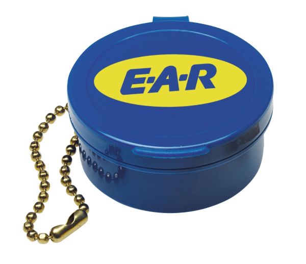 3M Earplug Carrying Case 390-9003, with Chain, 200 Pair/Case 3M
