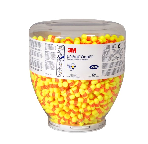 3M E-A-R Classic SuperFit 30 One Touch Refill 391-1002, 2000 EA/Case 3M