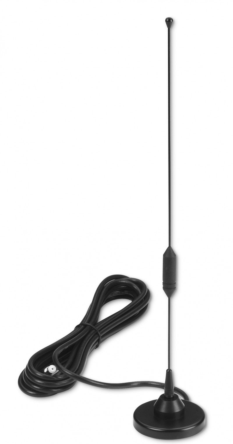 Pulse Larsen MS3E800TNC 806-896 MHz Magnetic Mount Antenna with 12ft Cable - 3dB Gain TNC Connector Larsen/Pulse Electronics