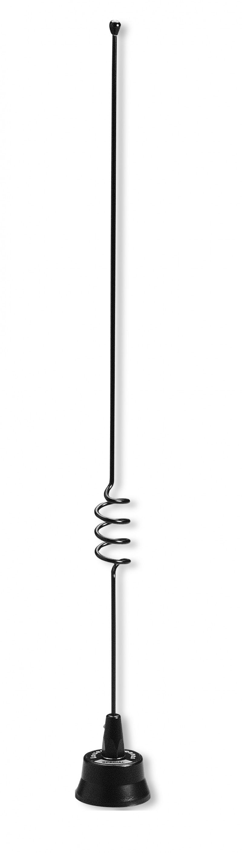 Pulse Larsen NMOU150D VHF 150-165 Mhz Loaded 1/4 λ Whip Antenna and Base Coil - Black Larsen/Pulse Electronics