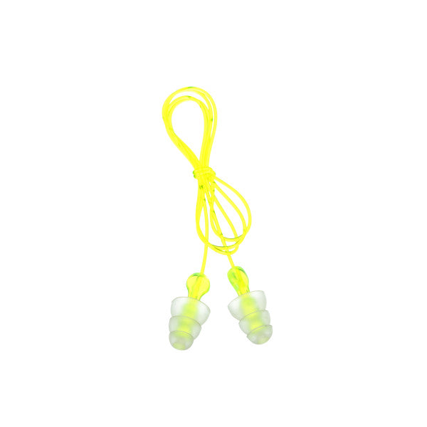 3M Tri-Flange Earplugs P3000, Corded, 400 Pair/Case 3M