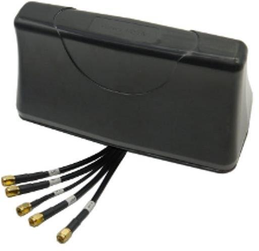 Pulse Larsen RAZ52211AM Razorback Adhesive Mount - Black, 5 Port Larsen/Pulse Electronics