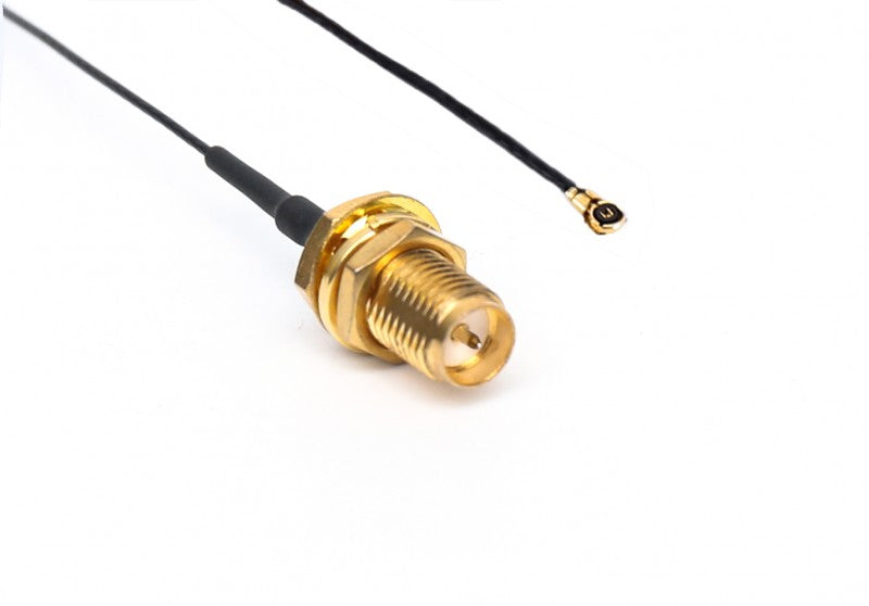 W9037BD0100 Cable Assembly: RP-SMA, Female/ Jack (100 mm) Larsen/Pulse Electronics