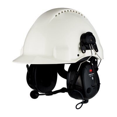 3M PELTOR WS ALERT XP, Black, Helmet Attachment 3M