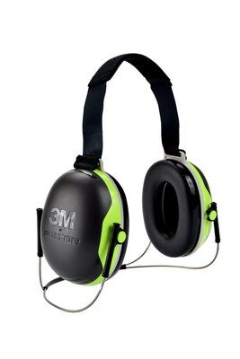 3M PELTOR X4 Earmuffs X4B, Behind-the-Head, 10 EA/Case 3M