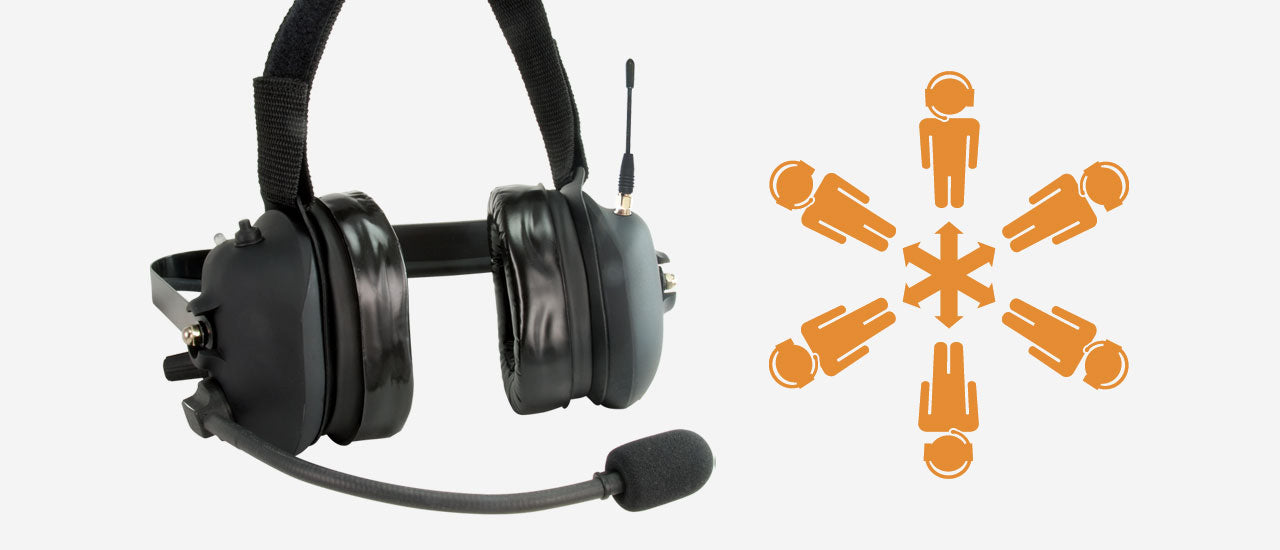 Team Communications System Headset Setcom