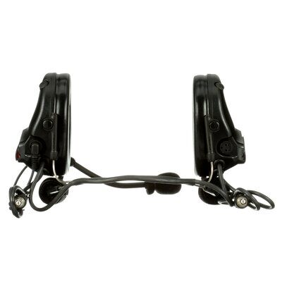 3M PELTOR SwatTac V Headset MT20H682BB-19 SV, Neckband, Dual Lead, Standard Dynamic Mic, NATO Wiring, Black 3M