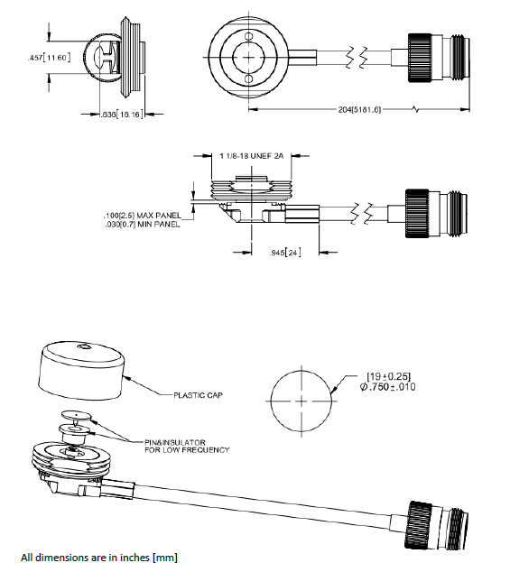 Pulse/Larsen NMOKHF200NF Larsen/Pulse Electronics