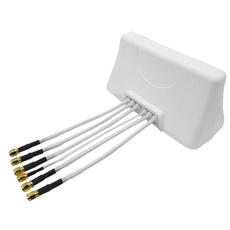 Pulse Larsen RAZ52212MM Razorback Magnetic Mount - White, 5 Port Larsen/Pulse Electronics