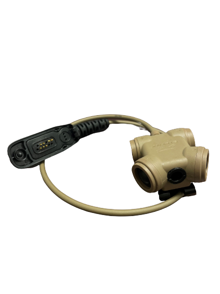Silynx NATO Wired Push to Talk Adapter for Motorola APX/XPR for 3M Comtac/ Ops Core Silynx