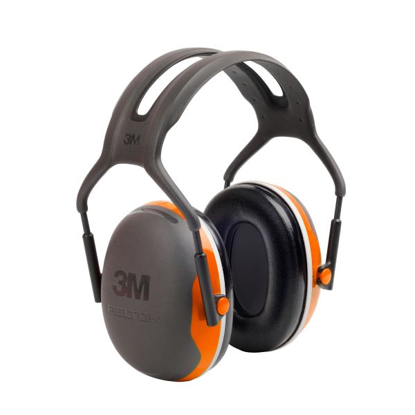 3M PELTOR Earmuffs X4A, Forestry Orange 3M