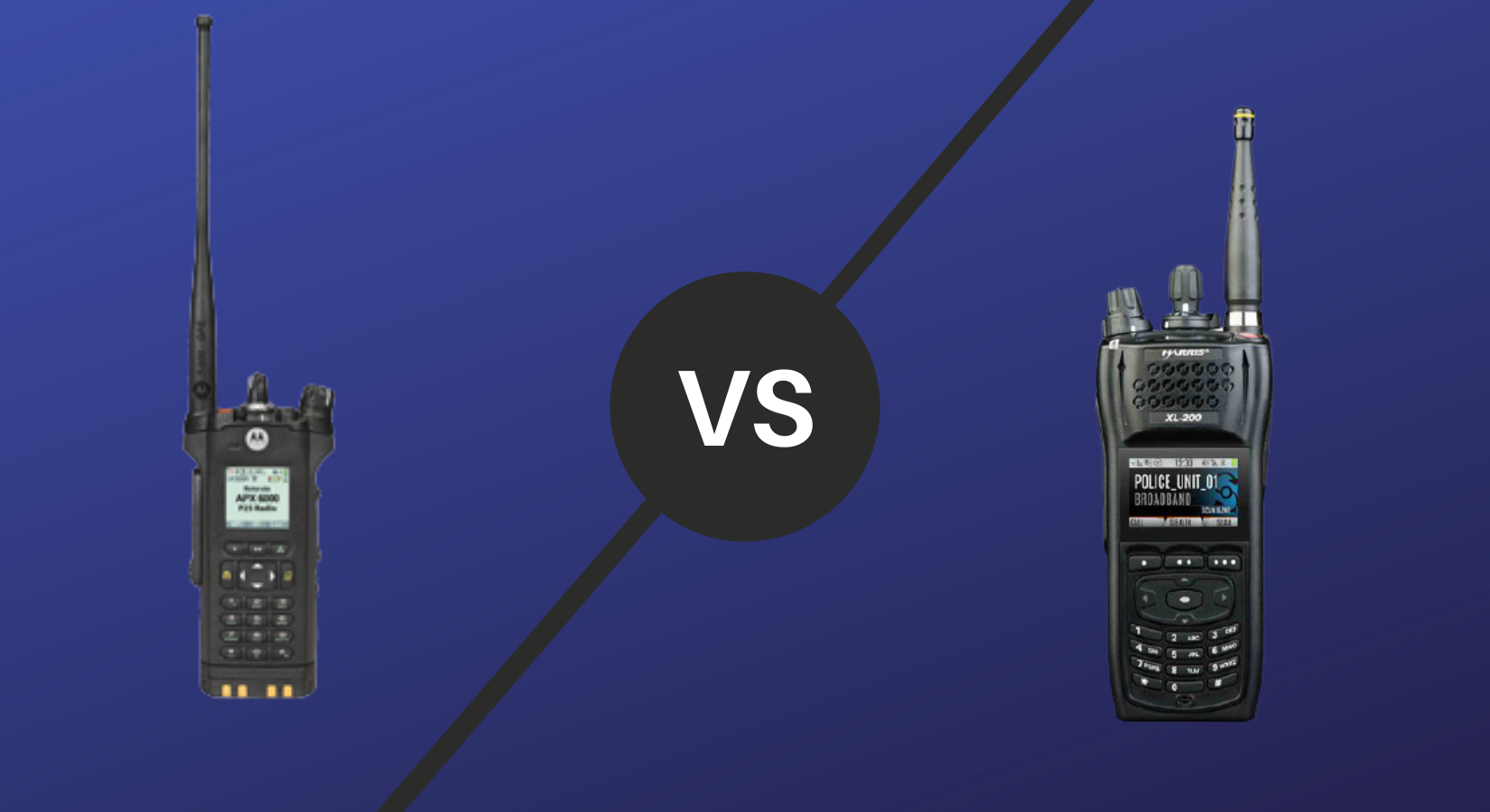 Motorola APX 6000 vs Harris XL-200 Radio