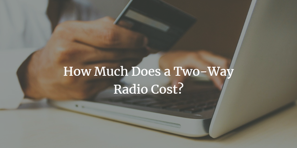 How much does a professional two-way radio cost?