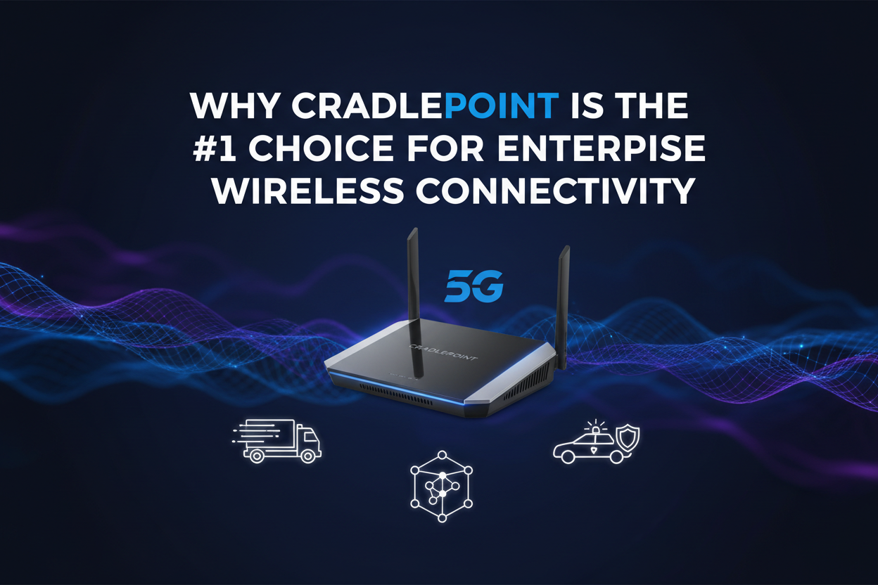 Why Cradlepoint Is the #1 Choice for Enterprise Wireless Connectivity