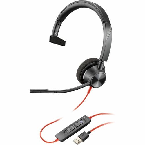 Poly Blackwire 3310 Headset Mono USB-C/A