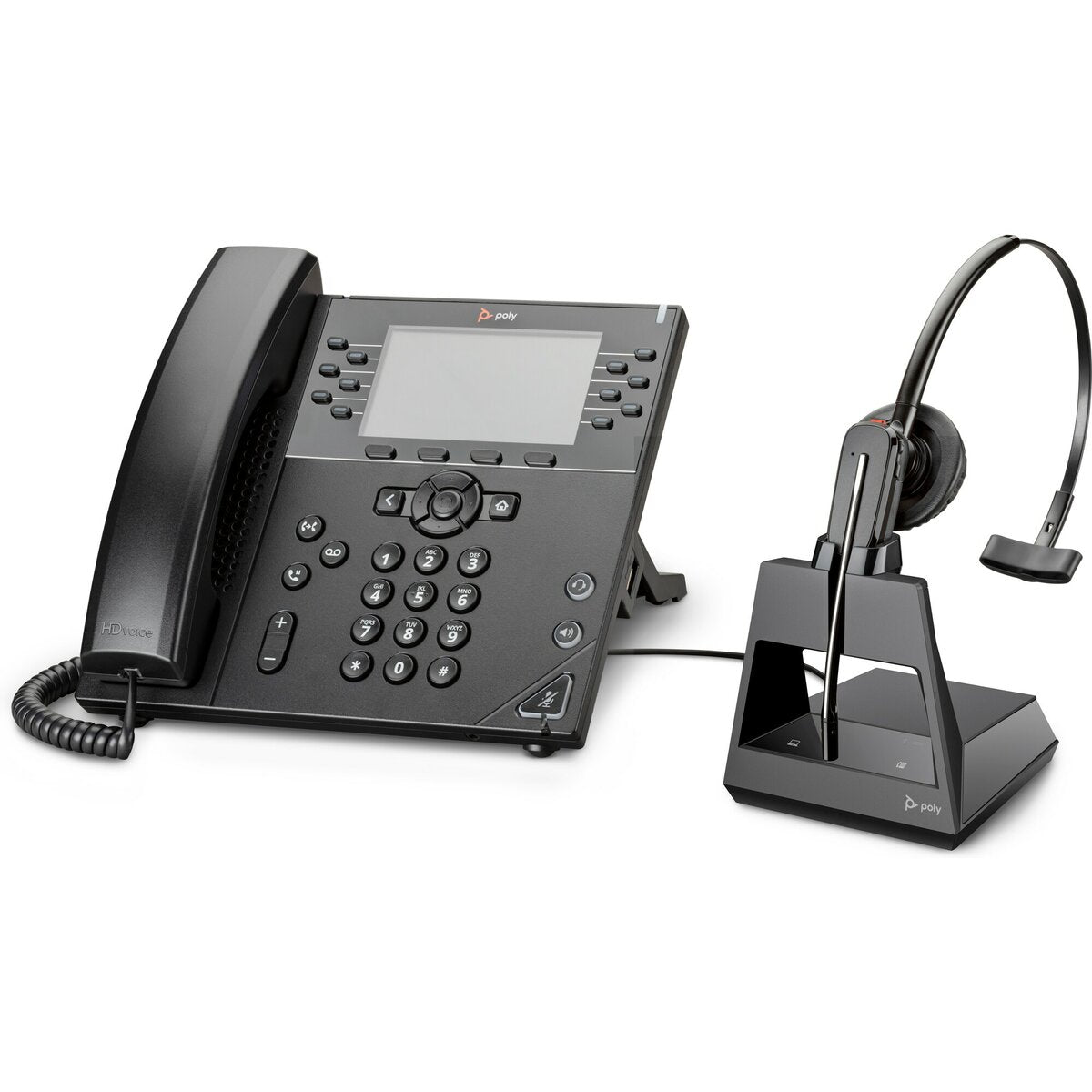 Poly Voyager 4245 Office Headset Convertible