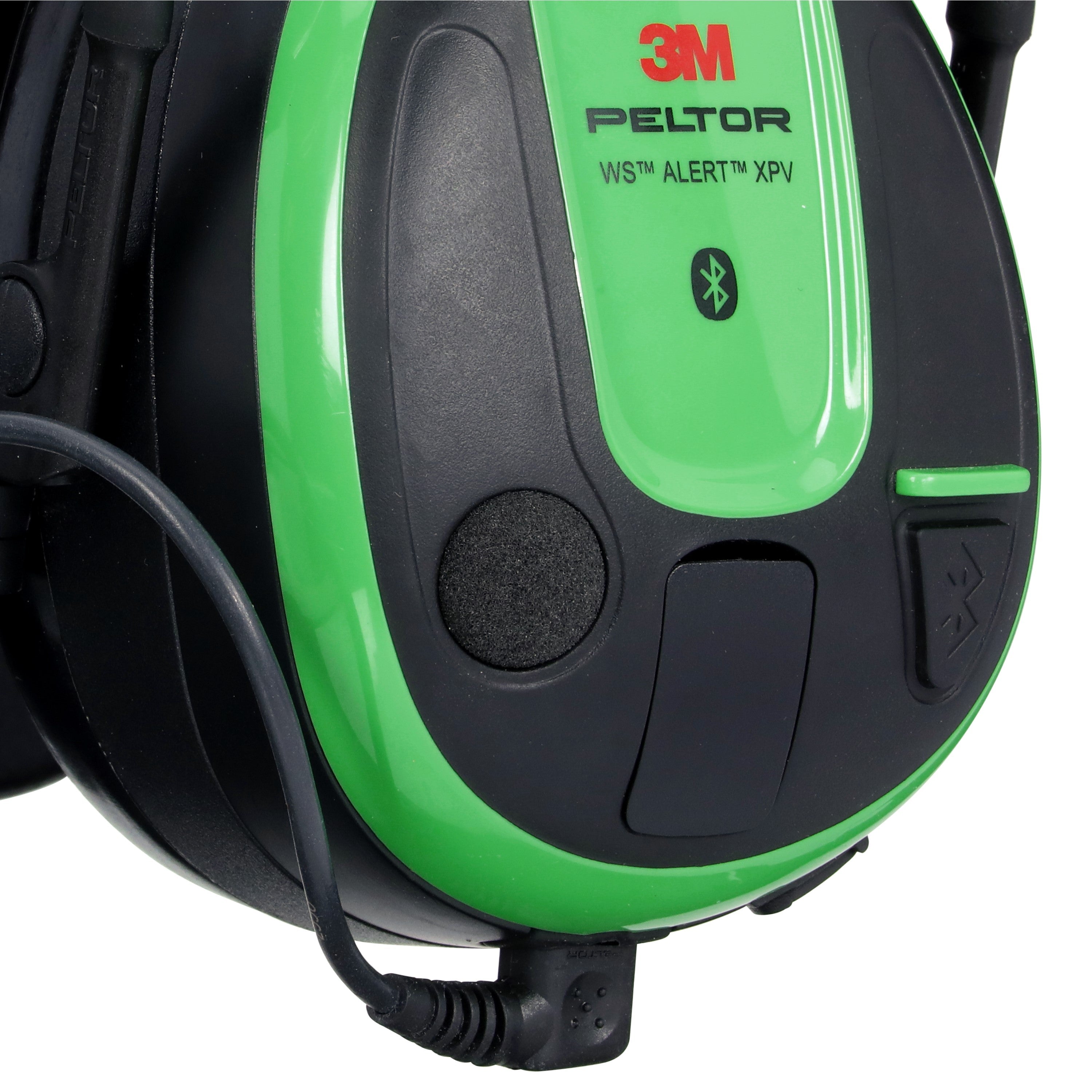 3Mâ„¢ PELTORâ„¢ WSâ„¢ ALERTâ„¢ XPV Headset MRX21A1WS7, App, Green, Headband, Solar Powered, MultiPoint Bluetooth, 10 ea/Case 3M