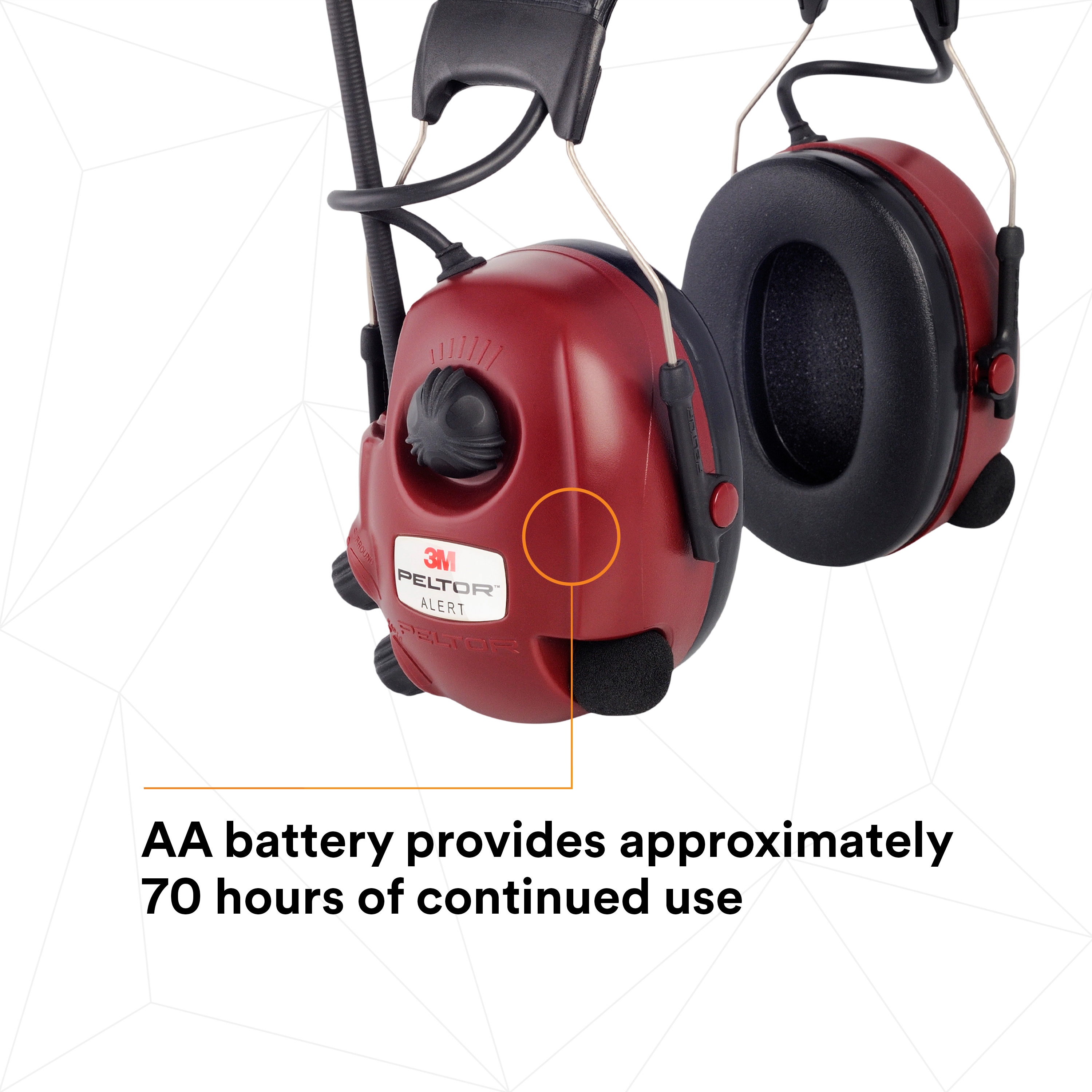 3M™ PELTOR™ ALERT™ M2RX7A2-01, FM-Radio, Level Dependent Headset Headband 3M