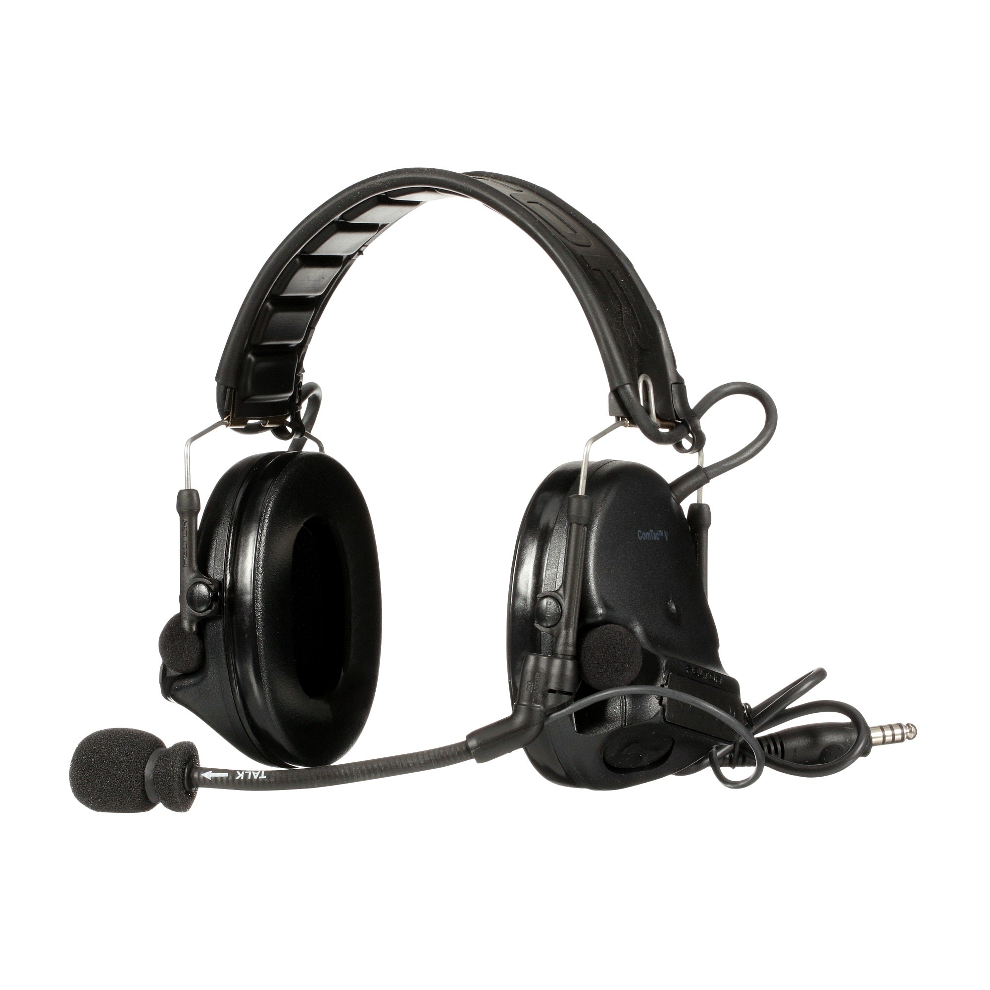 3M PELTOR SwatTac V Headset MT20H682FB-47 SV, opvouwbaar, enkele kabel, standaard dynamische microfoon, NATO-bedrading, zwart