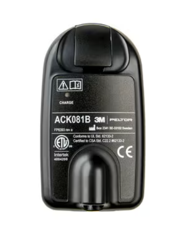 3M™ PELTOR™ Rechargeable LI-ION Battery Pack ACK082B/1, 3,7 Volt, 2150mAh, 8Wh, Ex-approved 3M