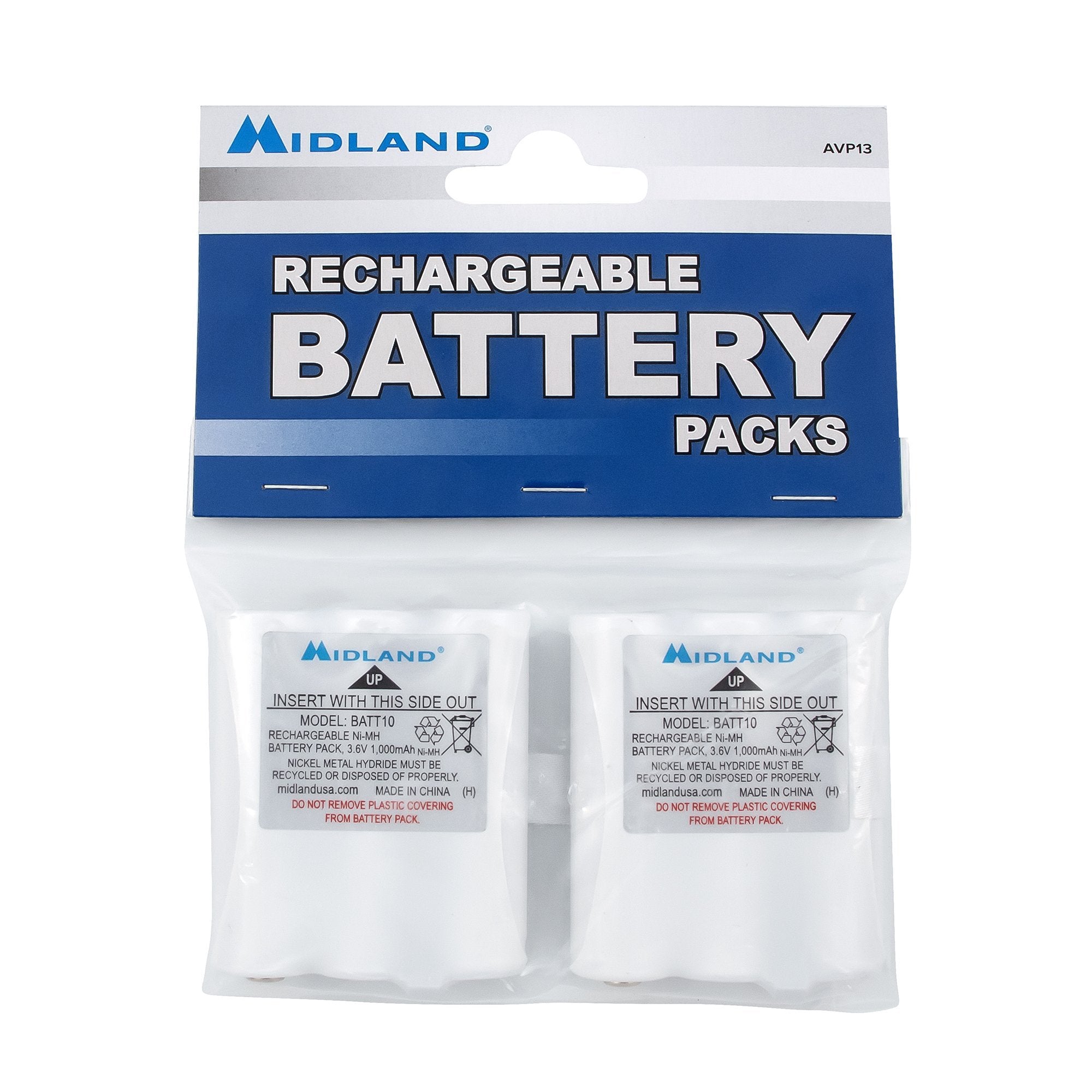 Midland 2PK Rechargeable Ni-MH Battery for T71 & T75