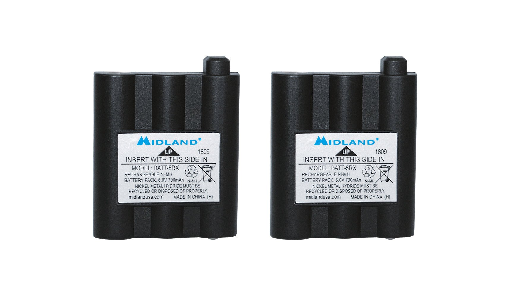 Midland 2PK Ni-MH Rechargeable Battery for GXT XT511 and T290 Series