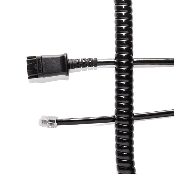 JPL Professional Ear-Hook Headset with RJ-9, Cisco & Vista Amplifier to PLX QD