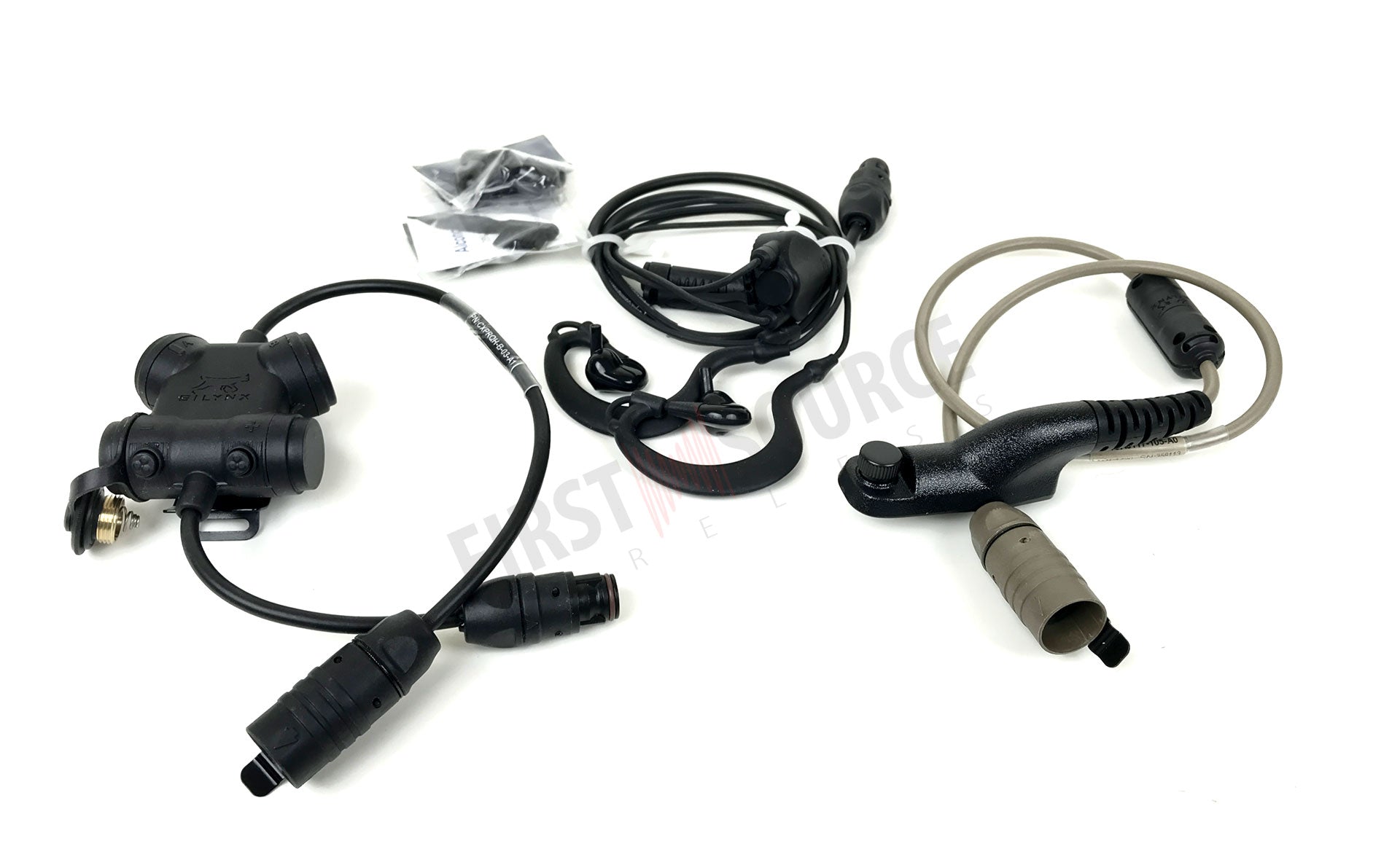 Silynx Clarus XPR In-Ear Headset & Control Box for Motorola APX Series Radios - Black