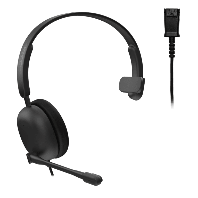 Icon-100-PM QD Desk Phone Headset, Mono or Dual-Ear