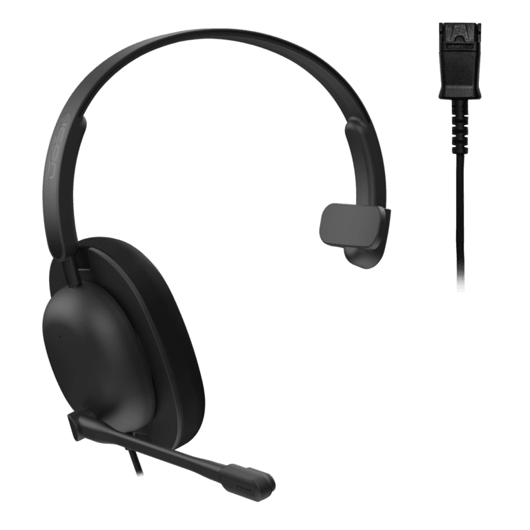 Icon-100-PM QD Desk Phone Headset, Mono or Dual-Ear