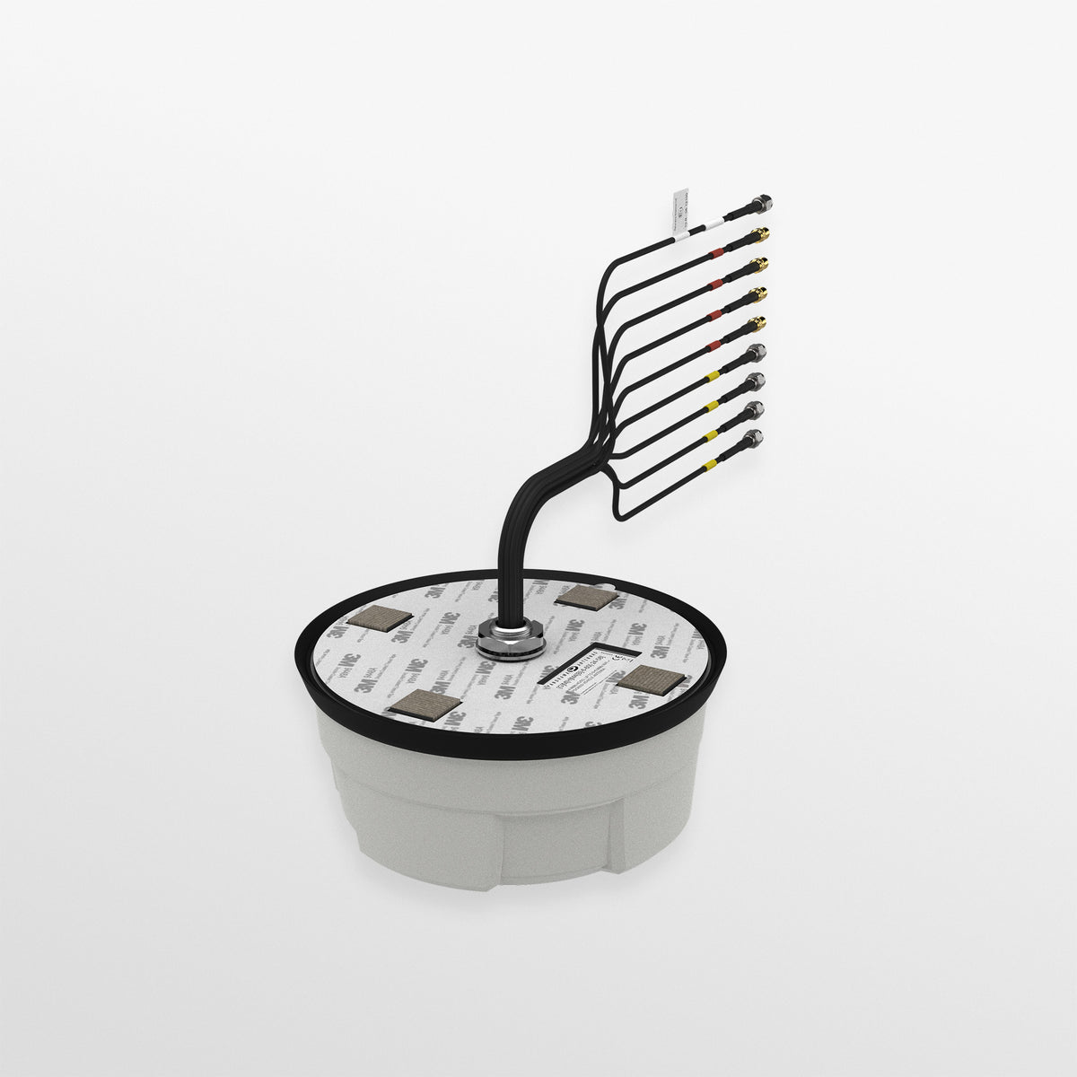 L[G]M[H]M4[B]-6-60[-24-58] Mako® | 4×4 MiMo 4G/5G, up to 6×6 MiMo WiFi + GPS/GNSS Vehicle Antenna