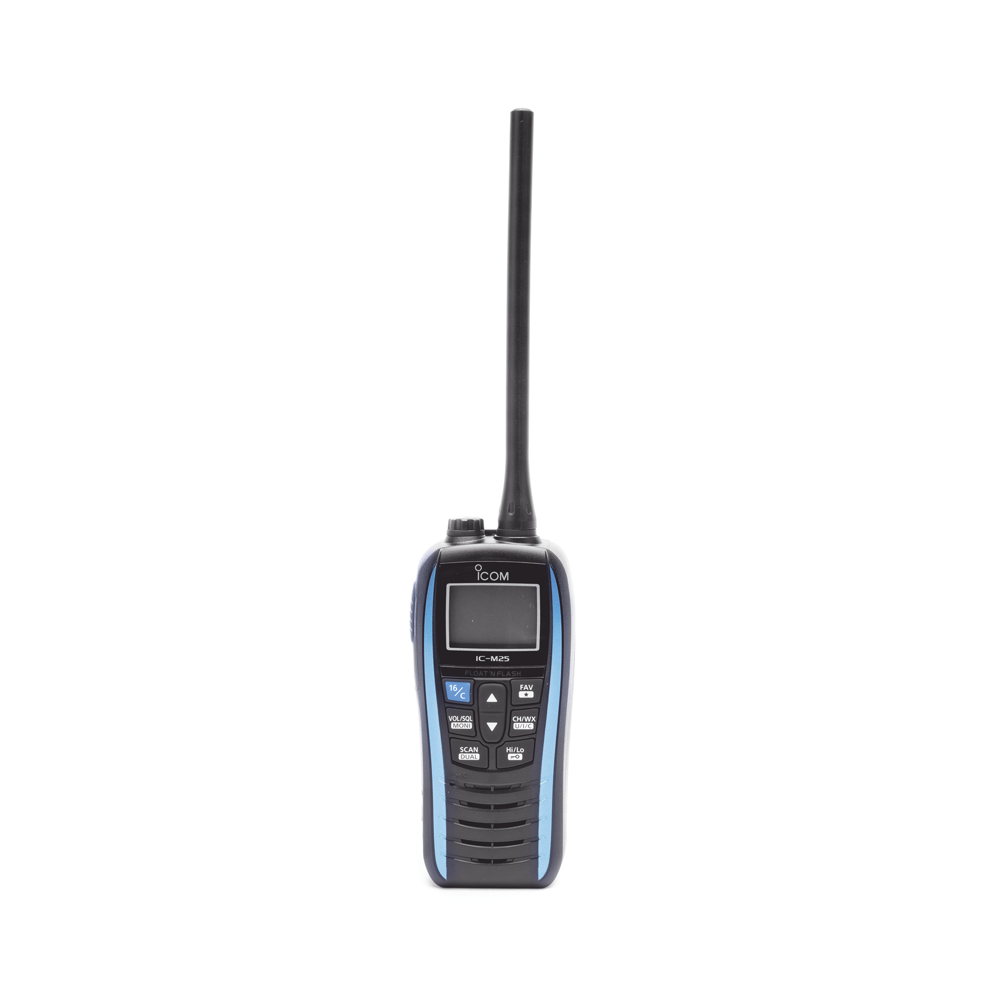 ICOM 5W Floating Marine VHF Handheld Radio – Marine Blue