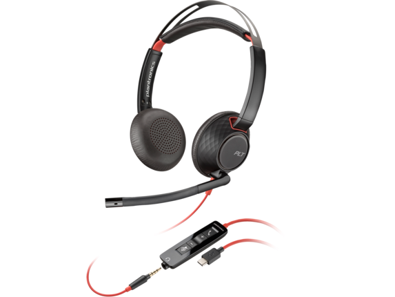 Poly Blackwire 5220 Headset, Stereo, USB-C