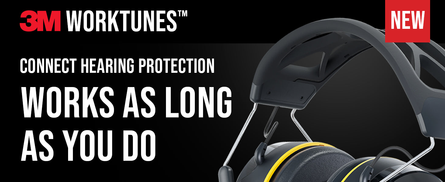 3M™ WorkTunes™ Connect Wireless Hearing Protector with Bluetooth® Technology 90570-DC 3M