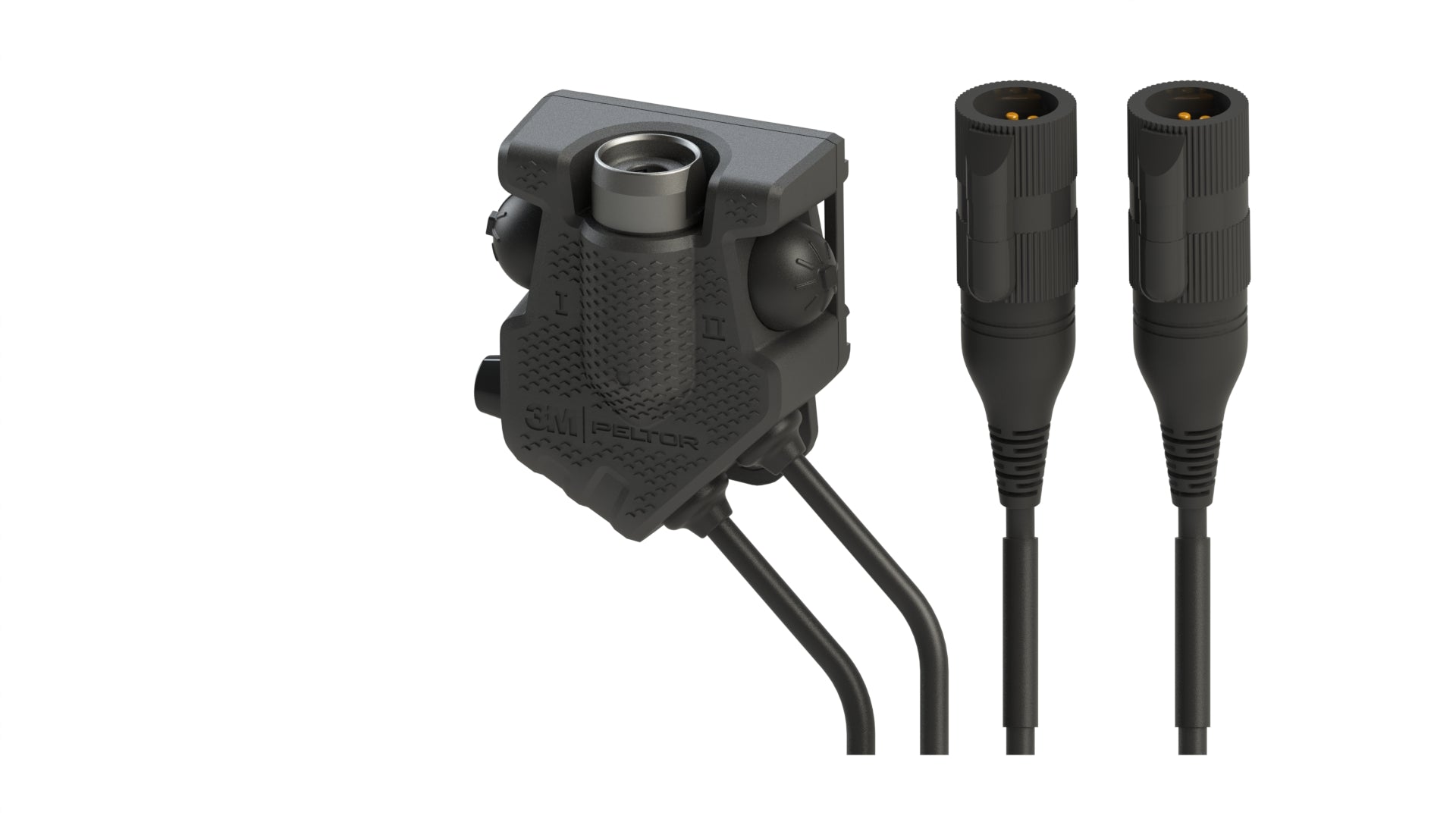 3M PELTOR FL705-152A-02 Push to Talk Adapter - 5-Pin Headset to 6-Pin NATO Radio