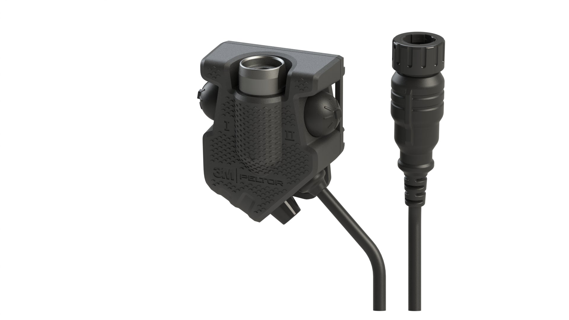 3M PELTOR FL705-163 Push to Talk Adapter - 5-Pin Headset to L3Harris PRC-163 Radio (19-Pin)