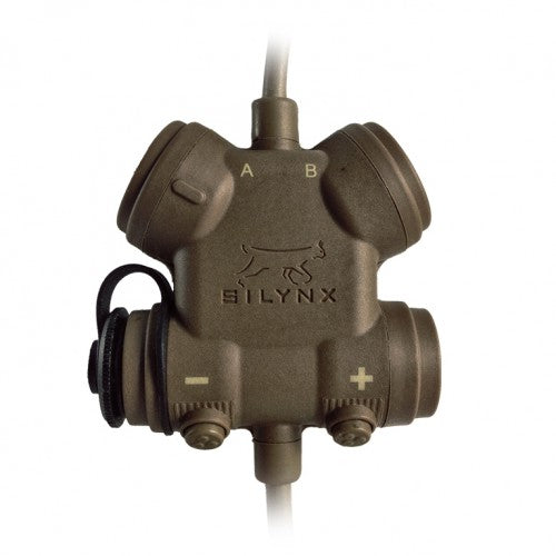 Clarus Control Box & Protego Pro In-Ear Headset for Two MBITR/PRC 152/117 Radios (Dual Comm)