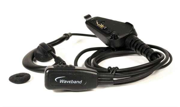 Rugged Lapel Microphone with scorpion ear piece for Kenwood TK Radios. WB#WC-Scorpion-K2 - First Source Wireless
