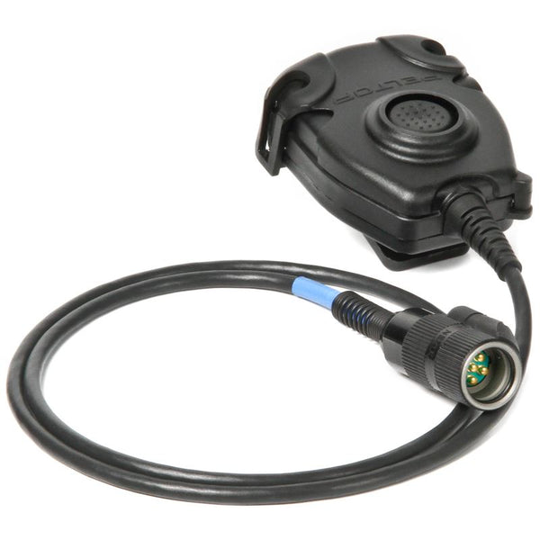 3m™ PELTOR ™プッシュツートーク(PTT)アダプタの軍事無線(6-PIN