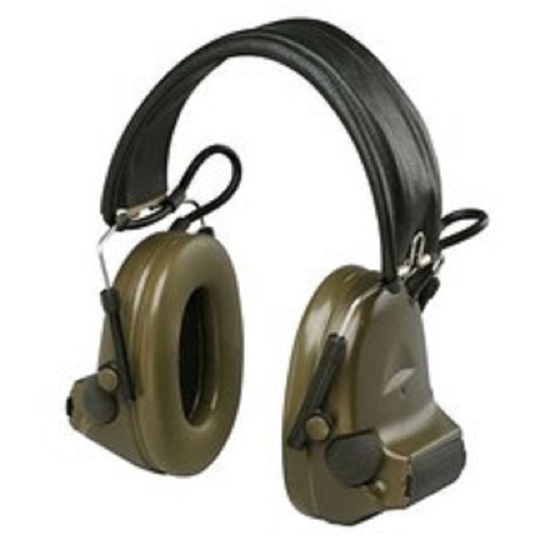 3M PELTOR MT15H69FB-09 GREEN TWO-WAY RADIO HEADSET - (2) X AA BATTERY POWERED - 093045-98217 - First Source Wireless