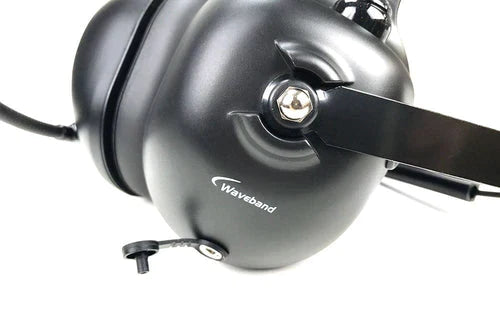 Harris M / A-Com Headset met ruisonderdrukking achter het hoofd