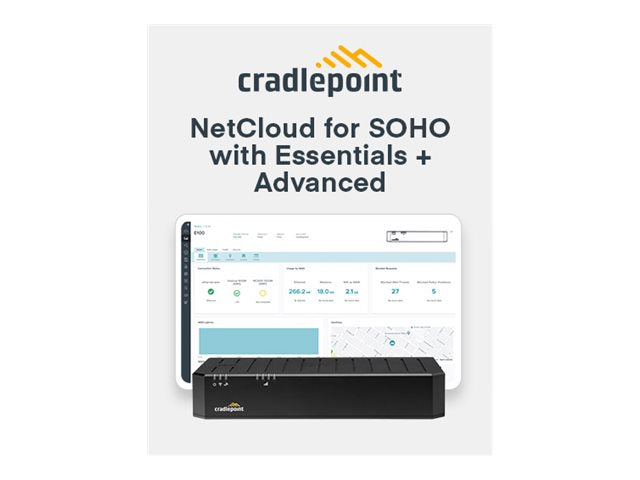 Cradlepoint NetCloud SOHO Branch Advanced Plan - Subscripiton License/ Renewal - 1 Device