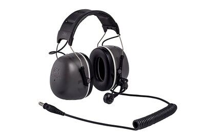 3M PELTOR  CH-5 High Attenuation Headset - MT73H450A-86 - NATO Wired - Headband - 31dB NRR - First Source Wireless