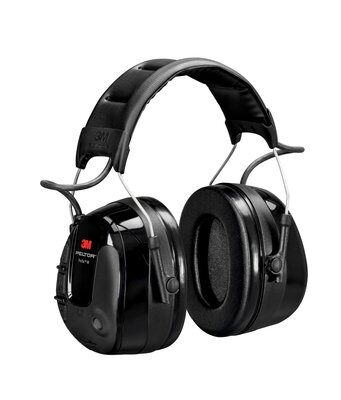 3M PELTOR ProTac III Headset, Black, Headband case of 10 - First Source Wireless