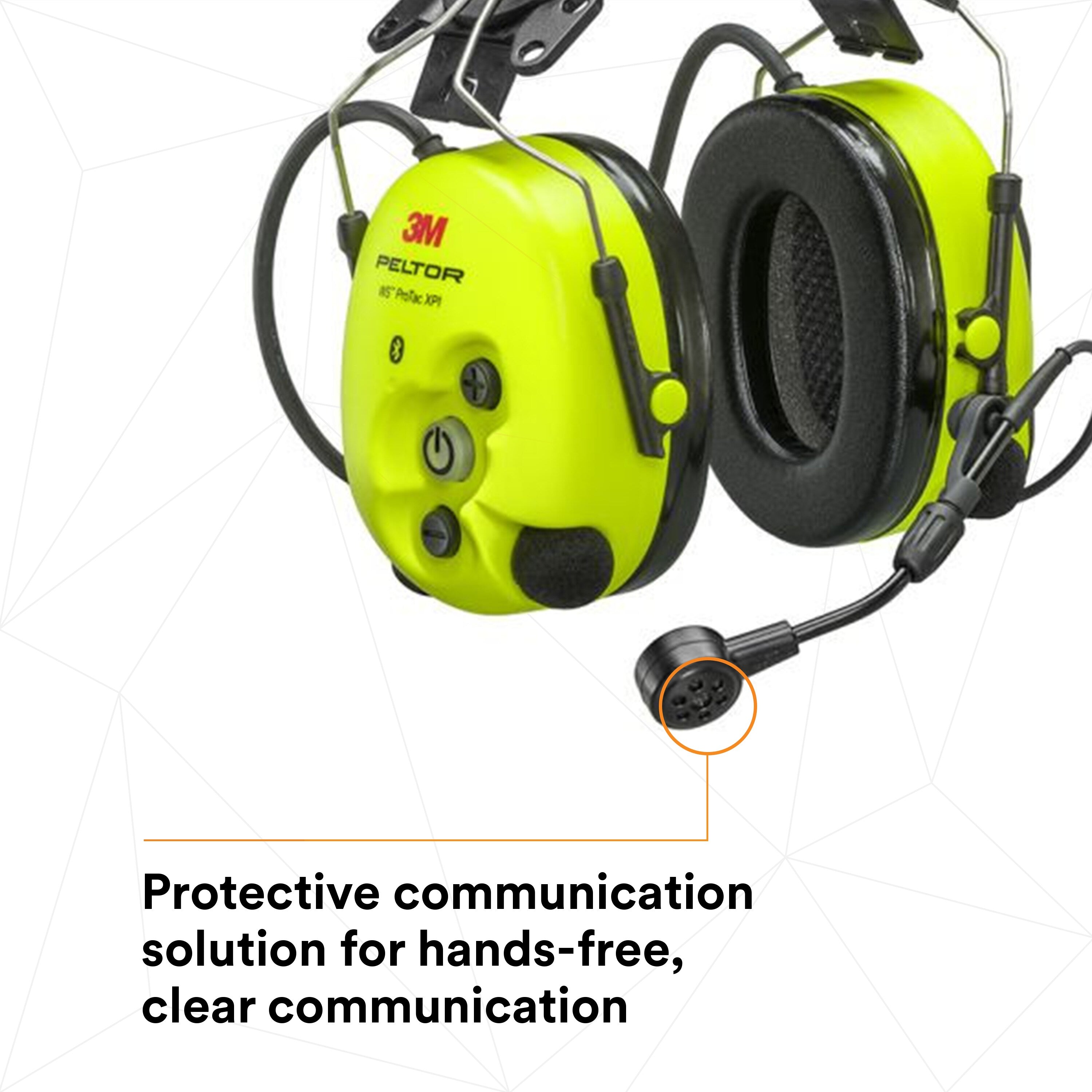 Fone de ouvido 3M PELTOR WS ProTac XPI capacete rígido conectado MT15H7P3EWS6, 10 ea / case